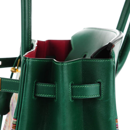 Hermes Box Vibrato Birkin 35 Vert Clair 12 of 24