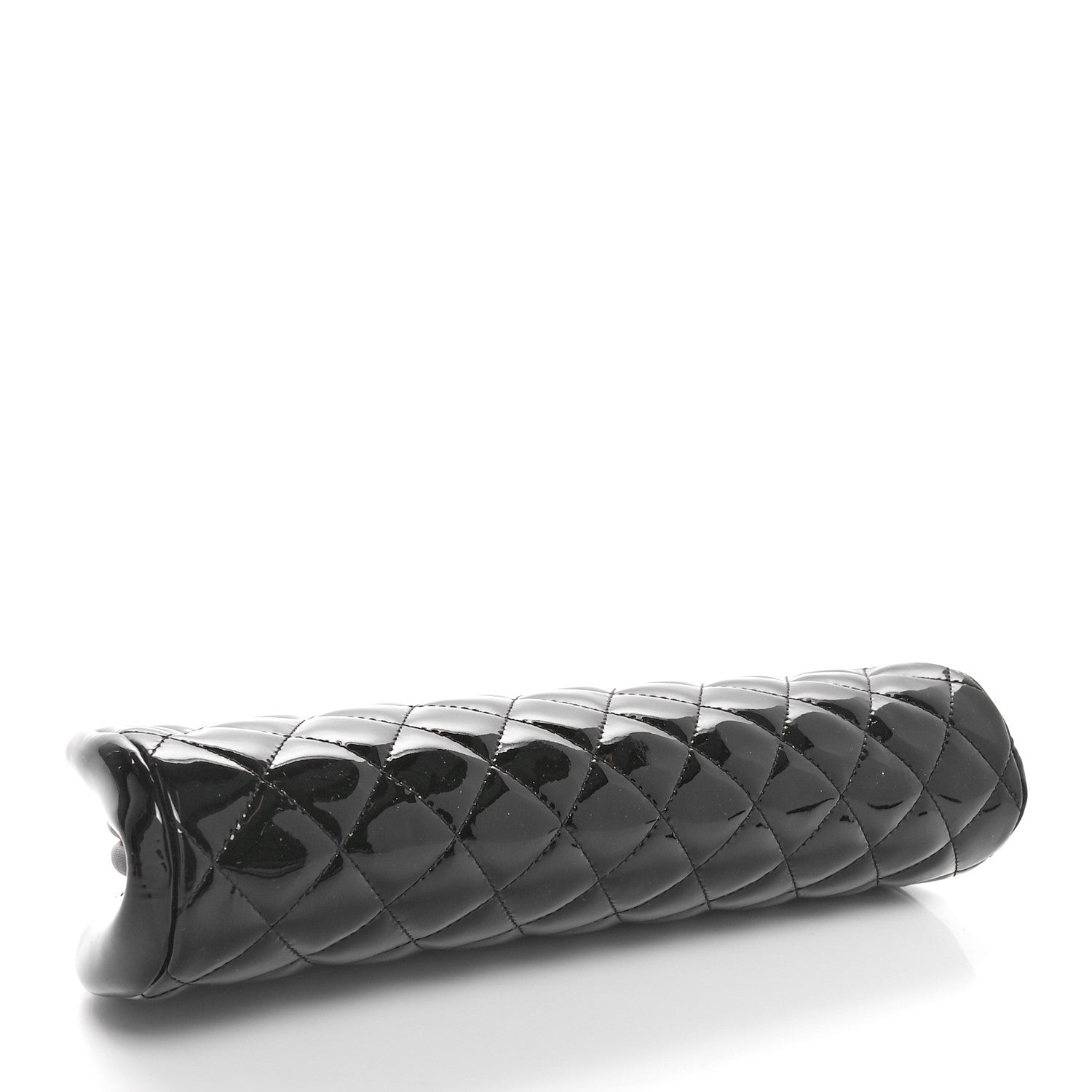 Chanel Patent Quilted Timeless Clutch Black 4 of 11