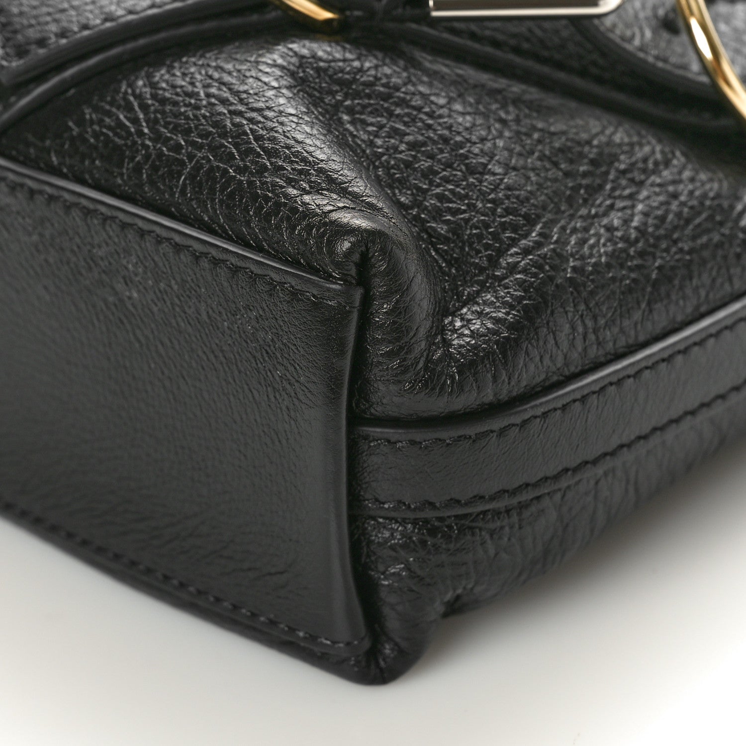 Givenchy Crinkled Calfskin Small Voyou Bag Black 10 of 12