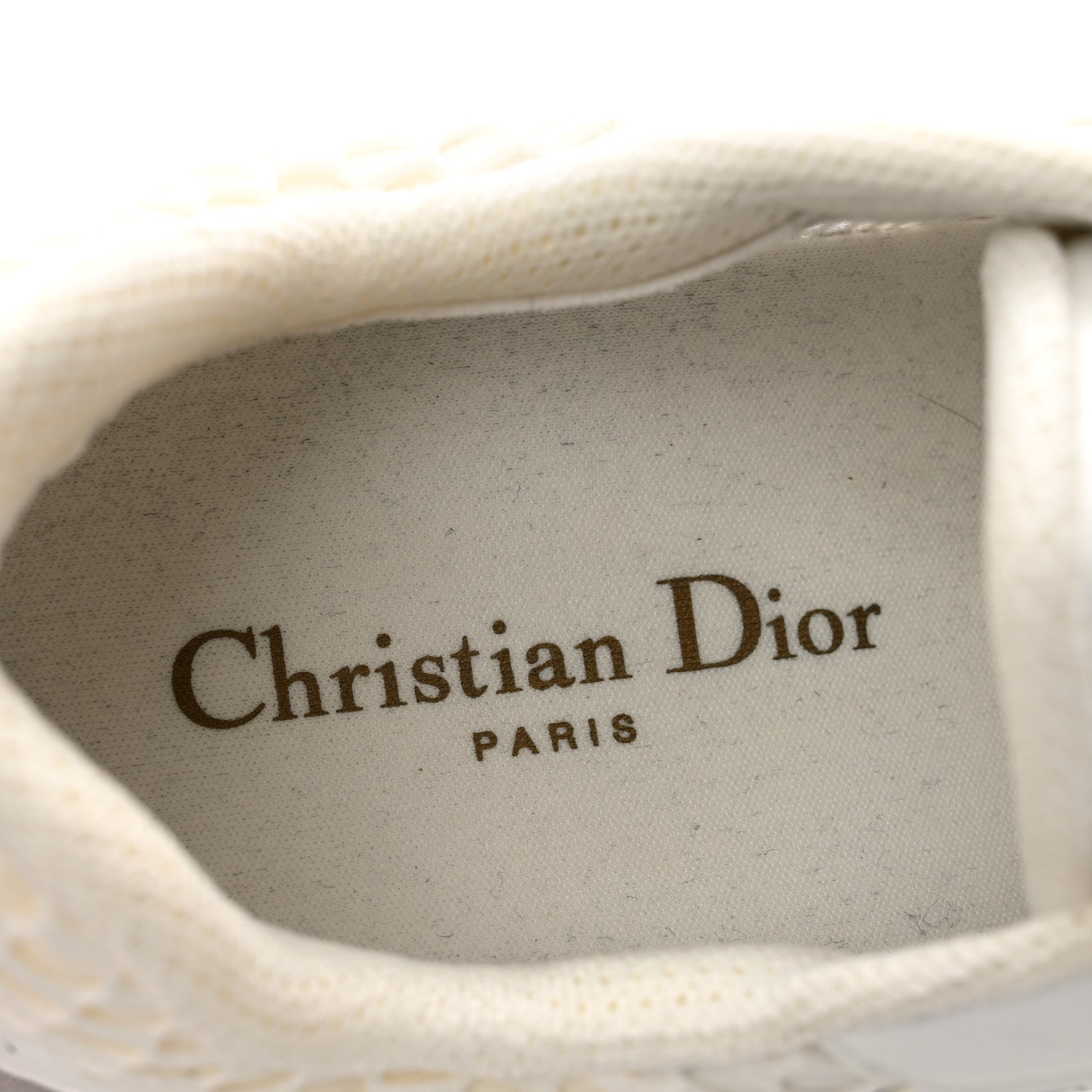 Christian Dior Matte Technical Fabric Mesh Dior Vibe Sneakers 40 White Silver 7 of 7