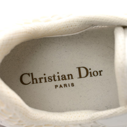 Christian Dior Matte Technical Fabric Mesh Dior Vibe Sneakers 40 White Silver 7 of 7