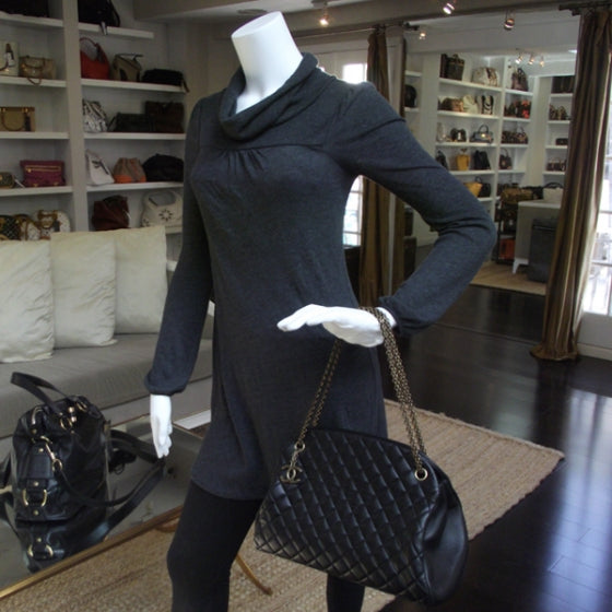 Lambskin Large Just Mademoiselle Black