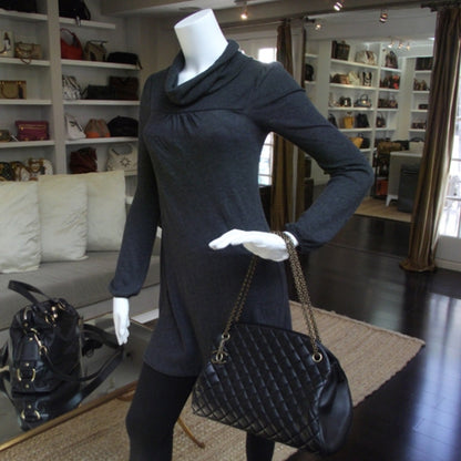 Chanel Lambskin Large Just Mademoiselle Black 2 of 10