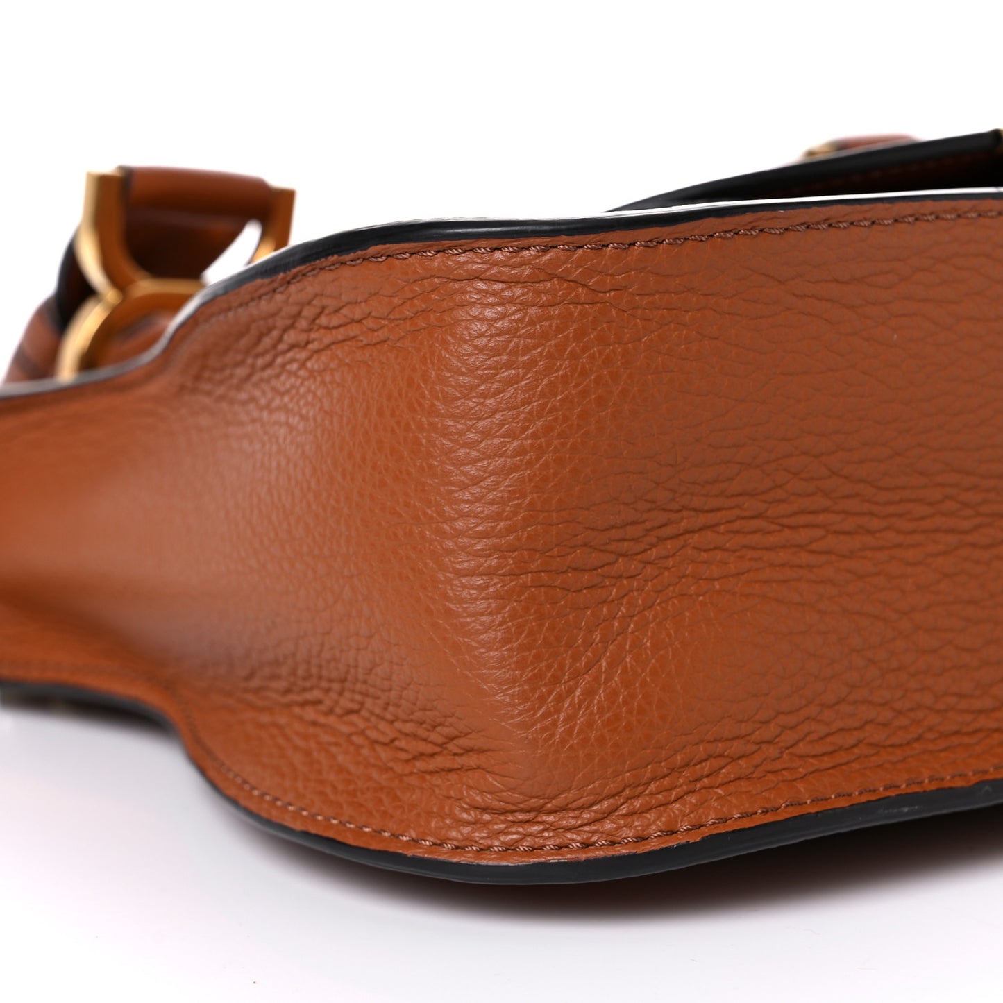 Calfskin Small Marcie Satchel Tan