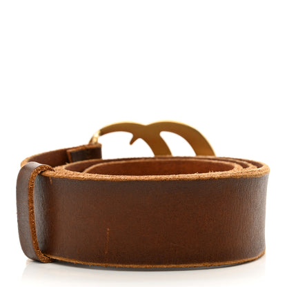 Gucci Faded Calfskin Double G 40mm Belt 80 32 Cuir 2 of 4
