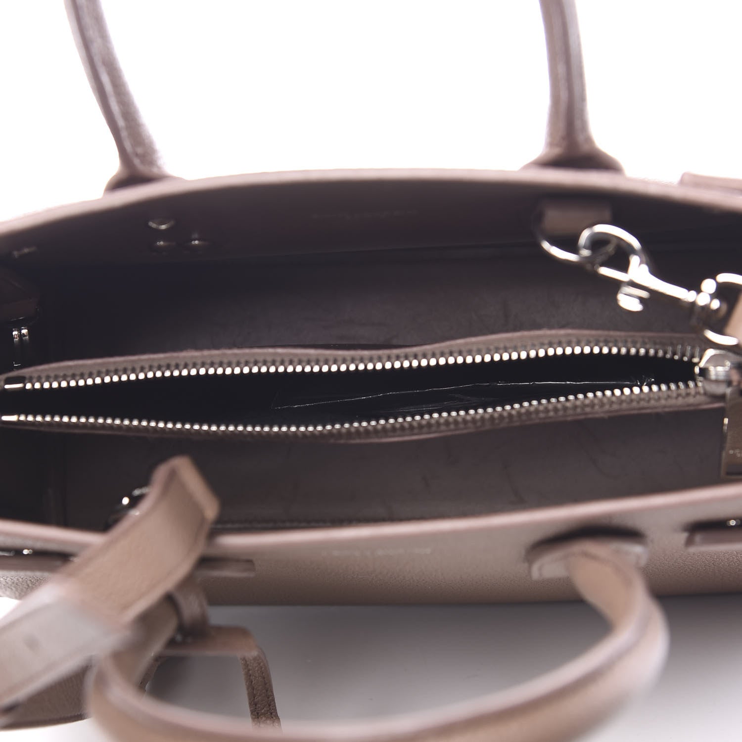 Saint Laurent Grained Calfskin Baby Sac De Jour Taupe 4 of 10