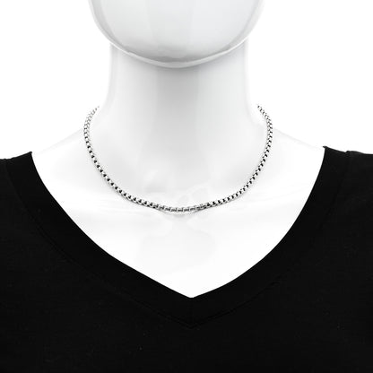 David Yurman Sterling Silver 14K Yellow Gold 3.6mm Medium Box Chain Necklace 16" 2 of 4