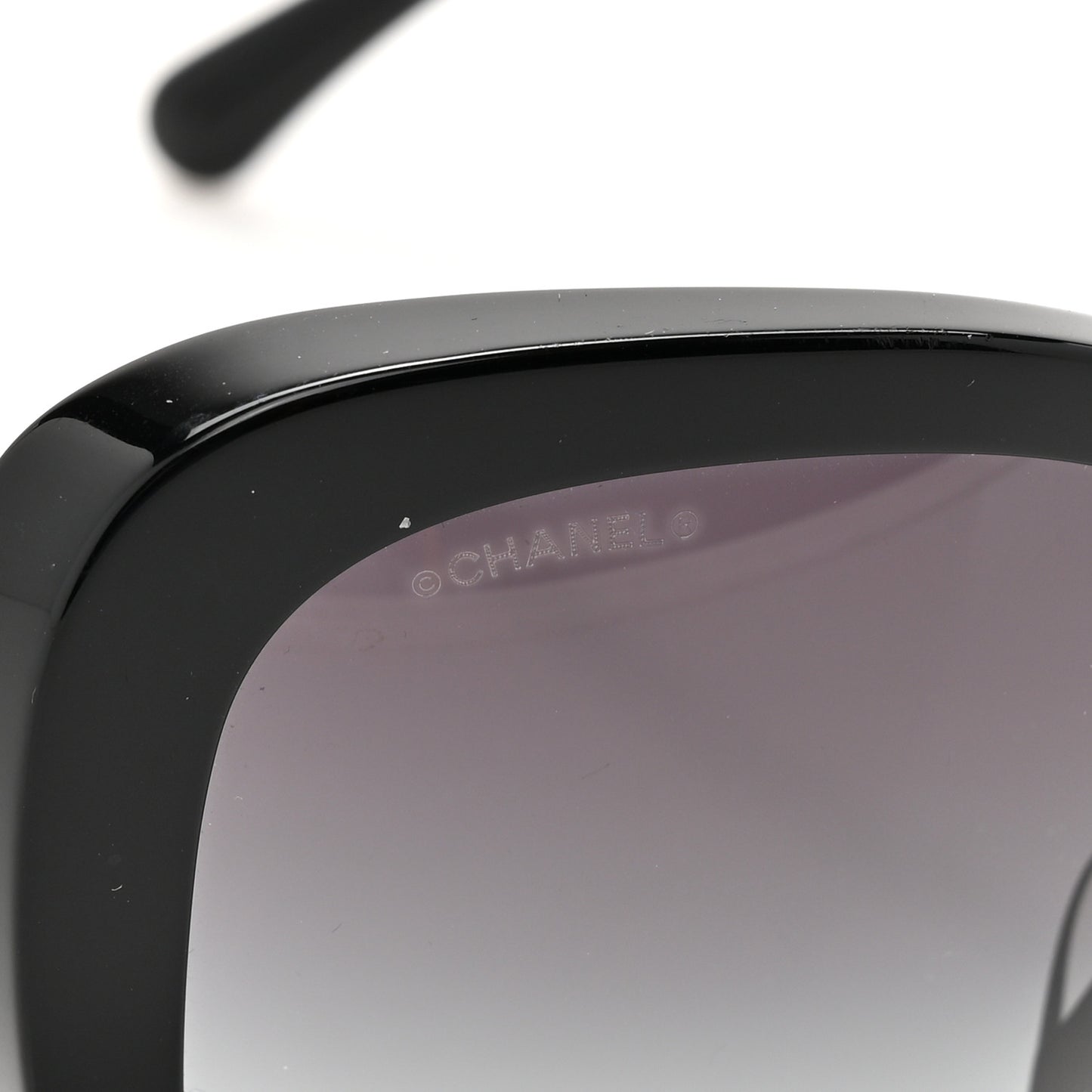 Acetate Polarized Butterfly Winter Pearl Sunglasses 5339-H-A Black