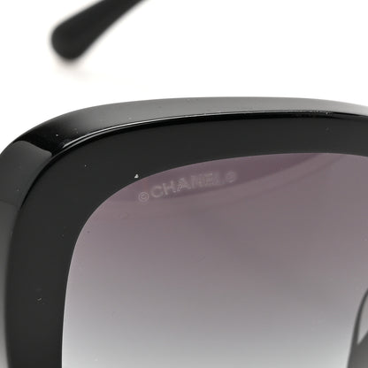 Chanel Acetate Polarized Butterfly Winter Pearl Sunglasses 5339-H-A Black 7 of 8