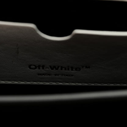 Off-White Calfskin Padded Diag Baby Binder Flap Bag White 6 of 9