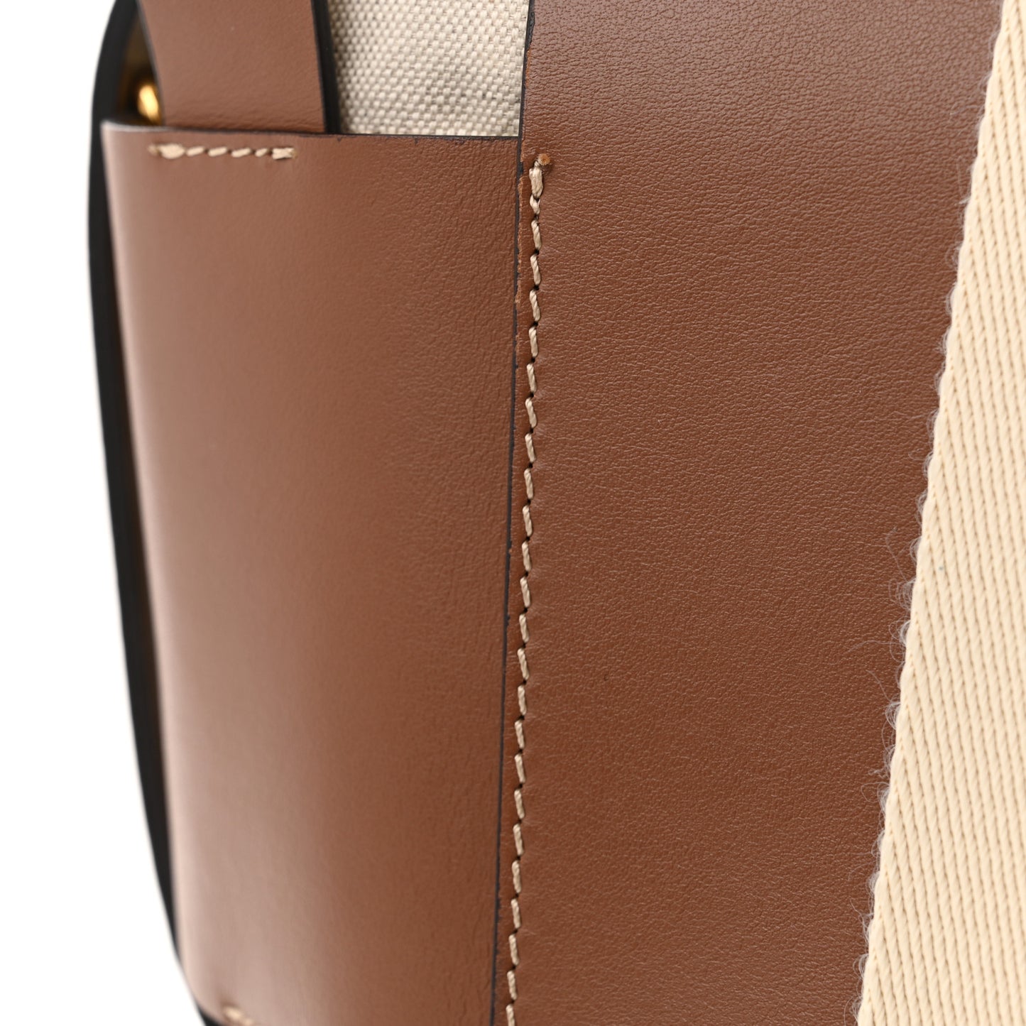 Smooth Calfskin Small Foster Bucket Bag Tan