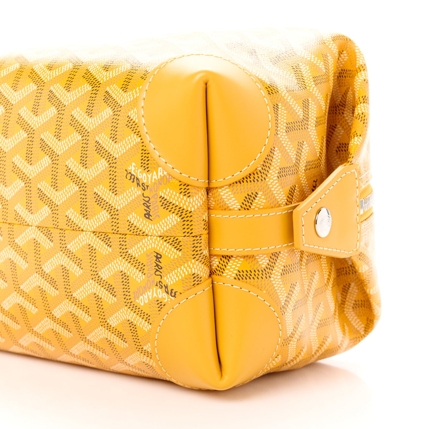 Goyardine Boeing 25 Trousse de Toilette Yellow