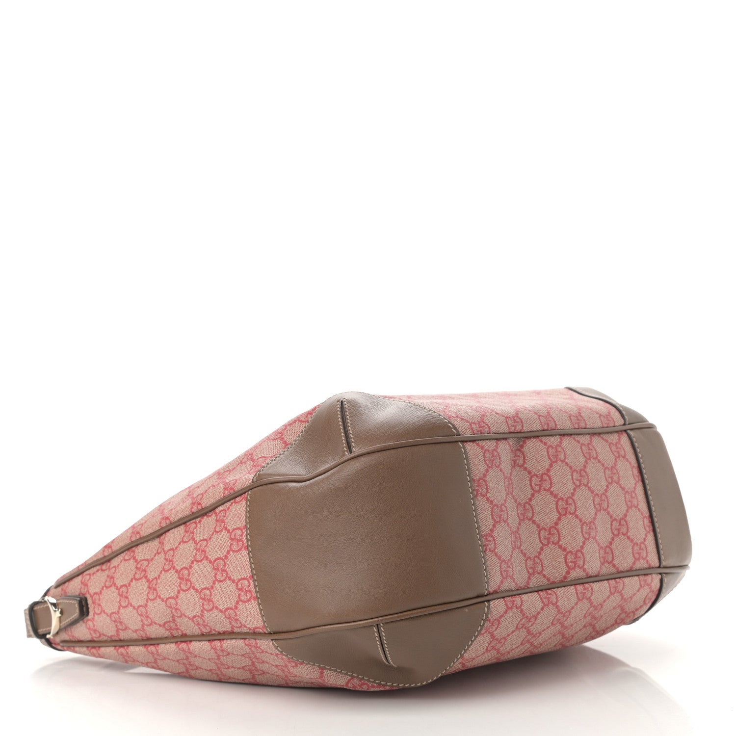 Gucci GG Supreme Monogram Margaux Calfskin Medium Nice Hobo Red Acero 4 of 10