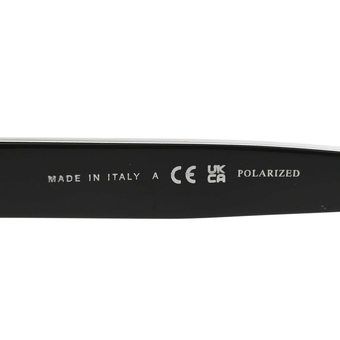 Acetate Polarized Square Sunglasses 5417 Black