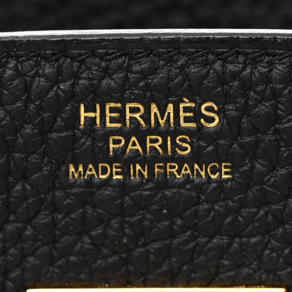 Hermes Togo BIRKIN 30 Black 6 of 14