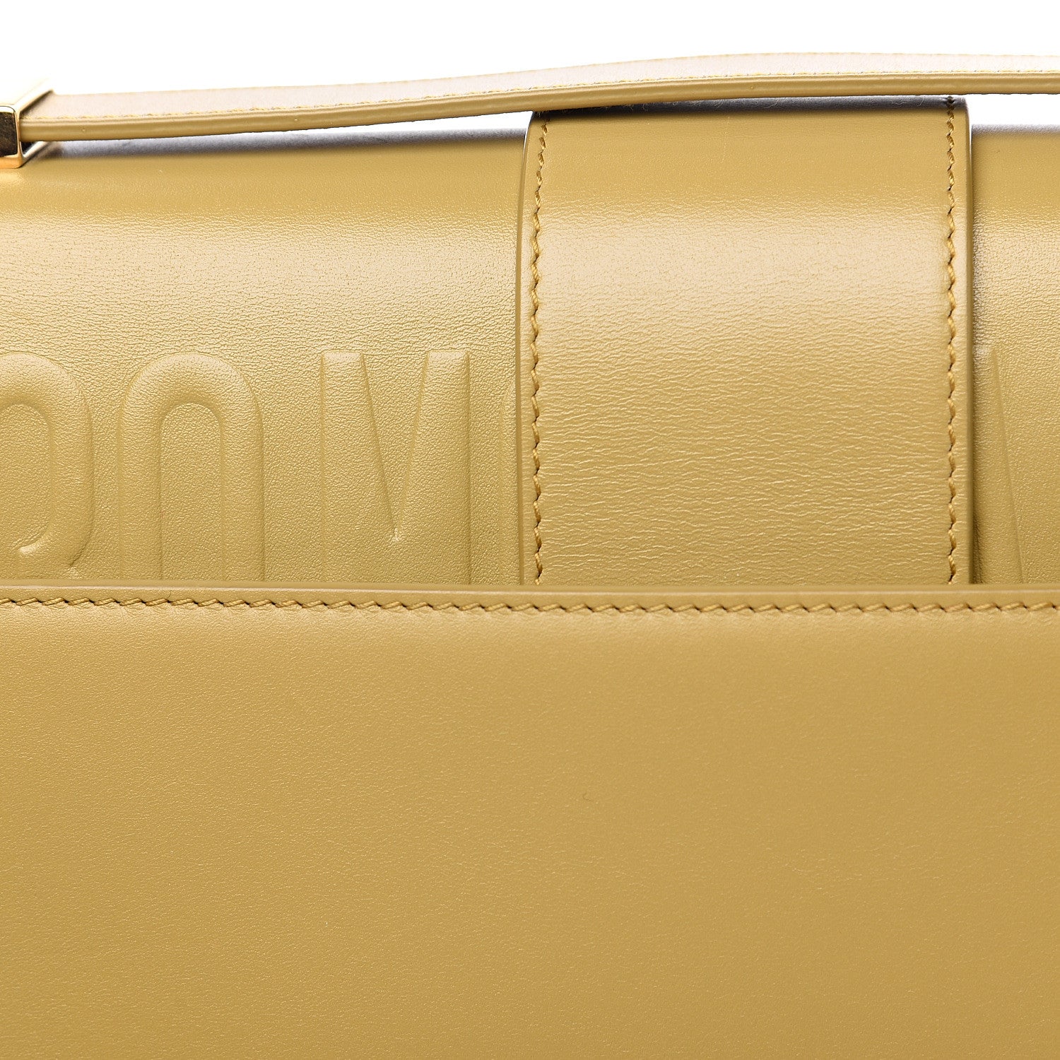 Christian Dior Calfskin 30 Montaigne Flap Bag Mustard 5 of 10