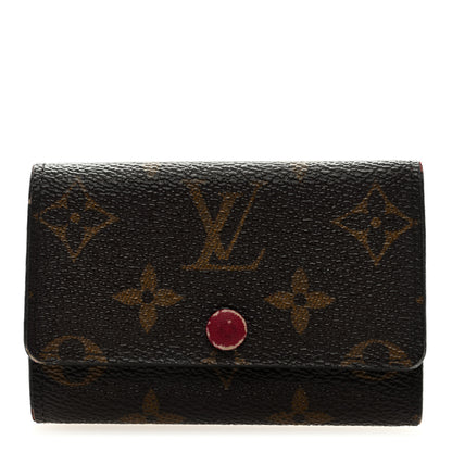 Louis Vuitton Monogram 6 Key Multicles Holder Fuchsia 1 of 6