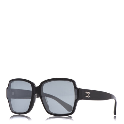 Chanel Acetate Square CC Sunglasses 5385 Black 1 of 7