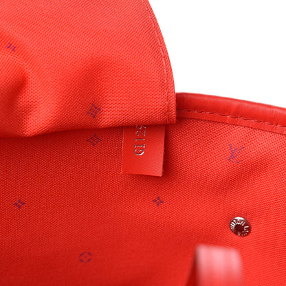 Louis Vuitton Monogram Escale Neverfull MM Rouge 7 of 10