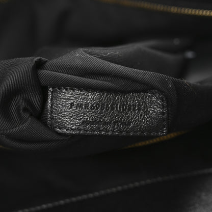 Saint Laurent Lambskin Quilted Maxi Icare Shopping Tote Black 7 of 10