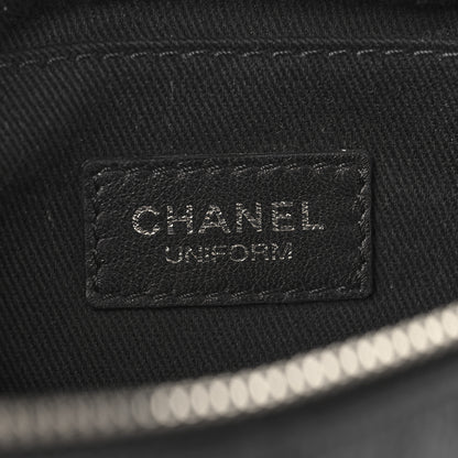 Chanel Grained Calfskin Quilted Waist Belt Bag Black 5 of 9