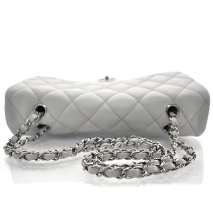 Chanel Lambskin Quilted 3 Flap Grey 5 of 13