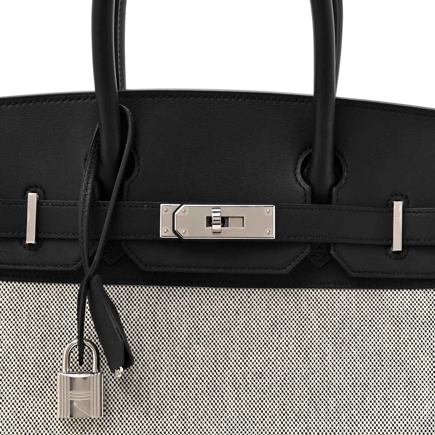 Toile Swift Birkin 30 Black Black