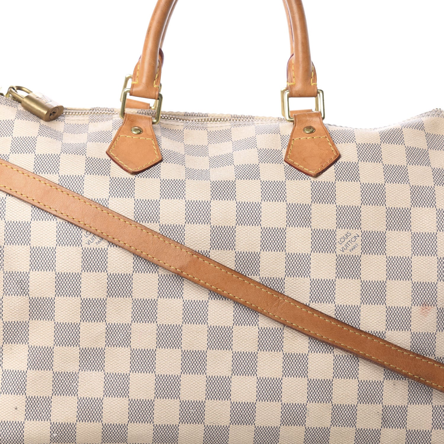 Louis Vuitton Damier Azur Speedy Bandouliere 35 12 of 14