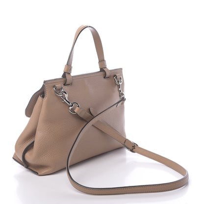 Gucci Cellarius Calfskin Small Bamboo Daily Top Handle Bag Camelia 3 of 16