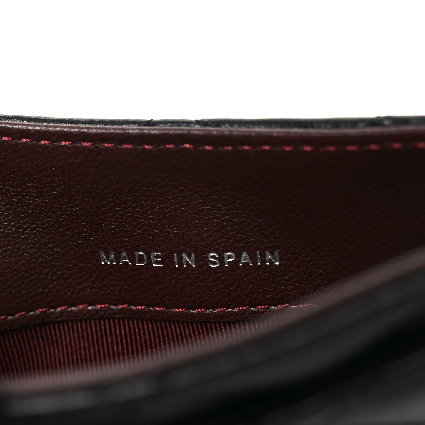 Lambskin Quilted Case Black