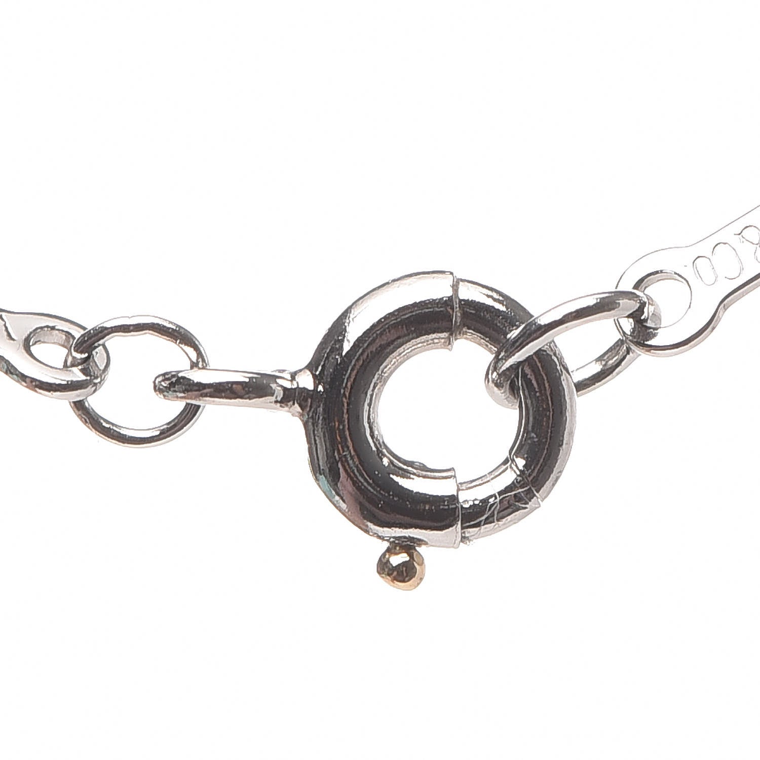 Tiffany Platinum Diamond .27ct Elsa Peretti Diamonds by the Yard Pendant Necklace 4 of 8
