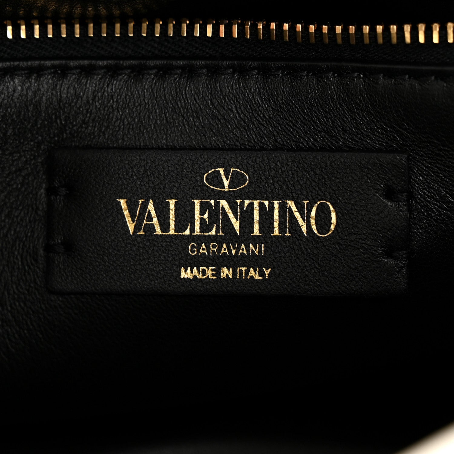 Valentino Garavani Nappa Large Roman Stud Shoulder Bag Ivory Black 6 of 10