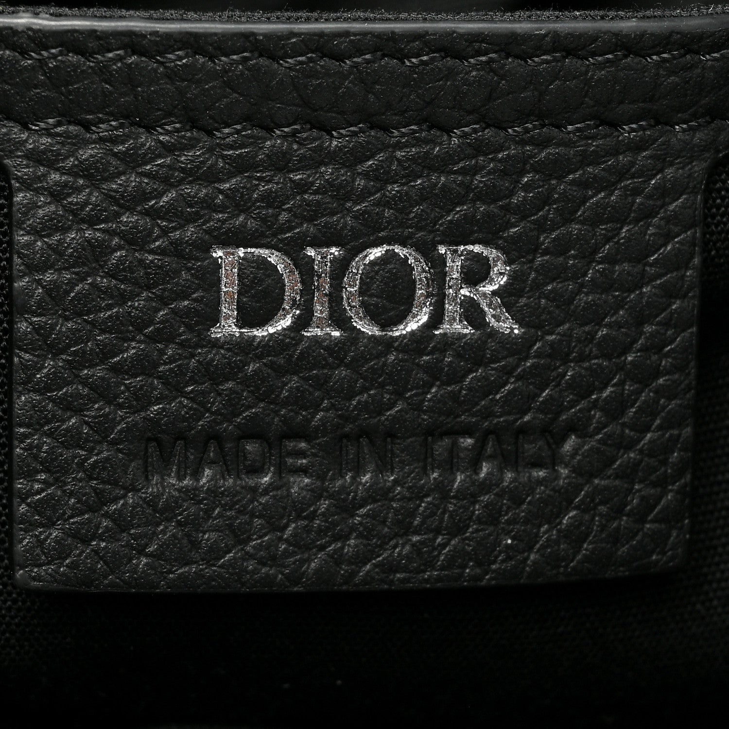 Christian Dior Oblique Convertible Drawstring Sling Bucket Backpack Black Multicolor Black Multicolor 7 of 9