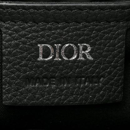 Christian Dior Oblique Convertible Drawstring Sling Bucket Backpack Black Multicolor Black Multicolor 7 of 9