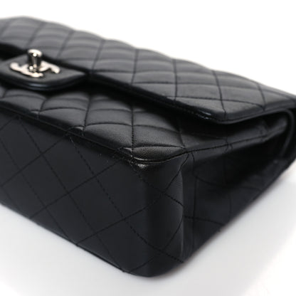 Chanel Lambskin Quilted Medium Double Flap Black 9 of 9