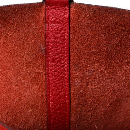 Hermes Taurillon Clemence Picotin 26 GM Rouge Casaque 7 of 17