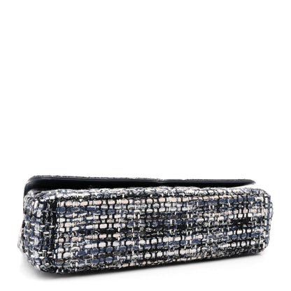 Chanel Tweed Snakeskin Quilted Medium CC Filigree Flap Multicolor 4 of 11