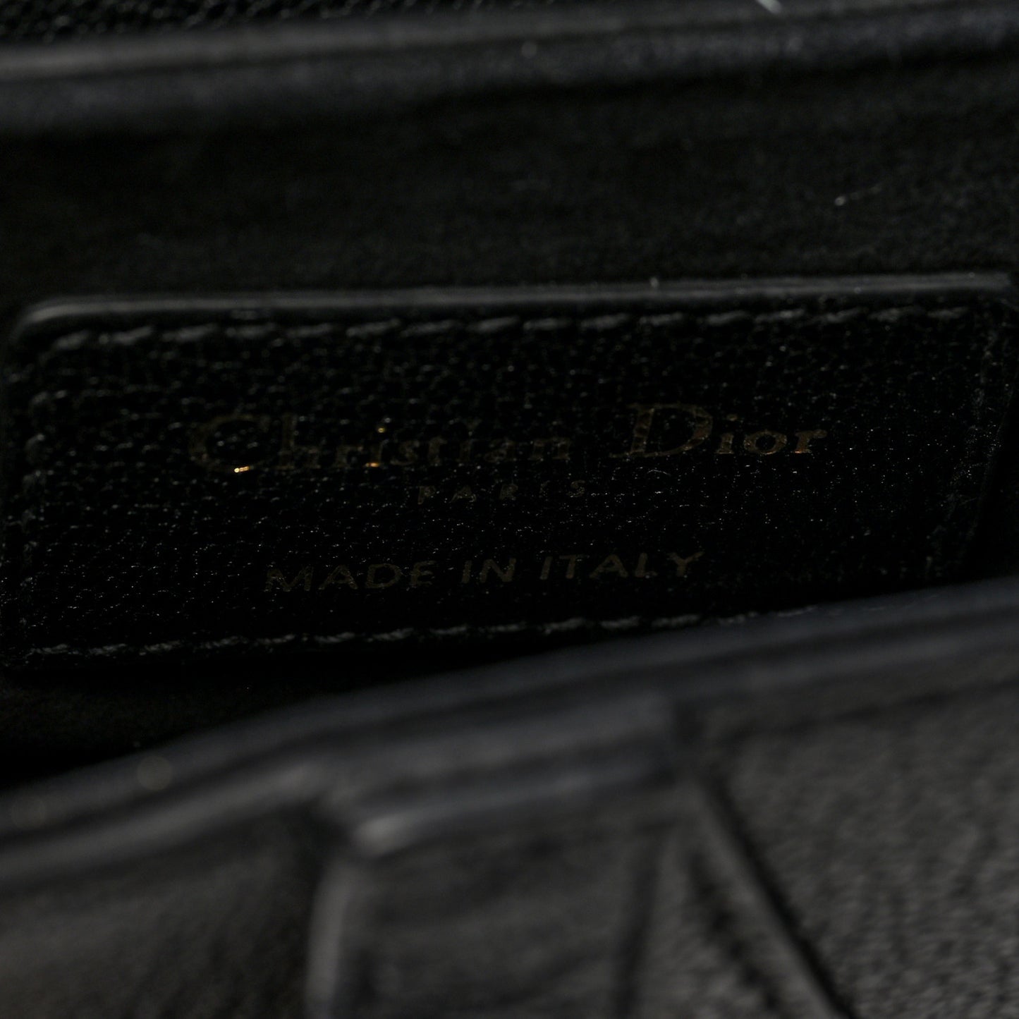 Goatskin Micro Saddle Bag With Strap Black