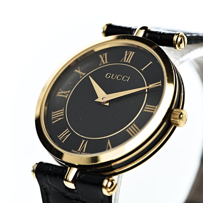 Gucci Stainless Steel Calfskin 30mm 2000M Quartz Watch Black 10 of 11