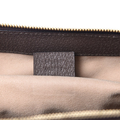 Gucci GG Supreme Monogram Web Medium Ophidia Tote Bag Brown 9 of 10