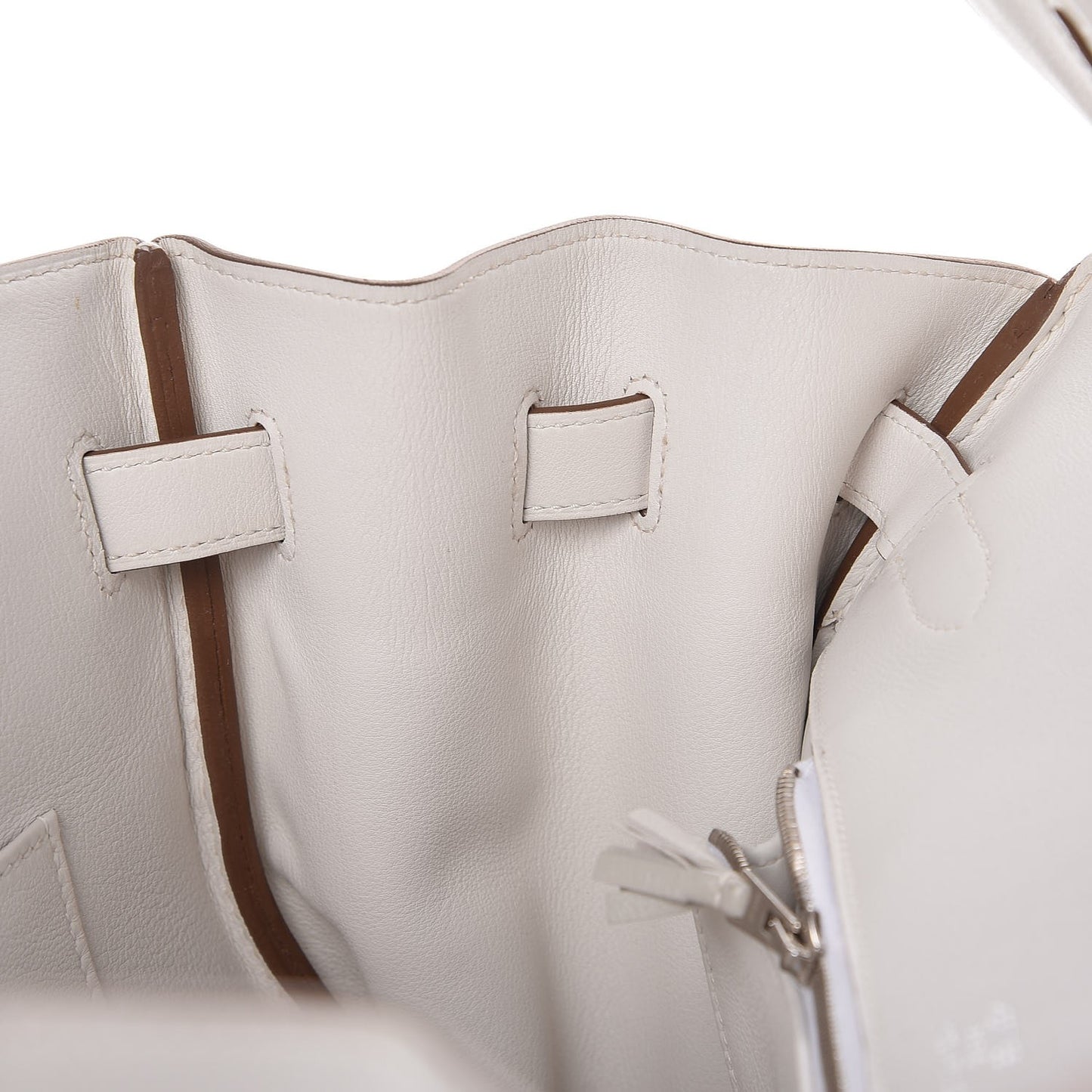 Swift Ghillies Birkin 35 White Gris Perle