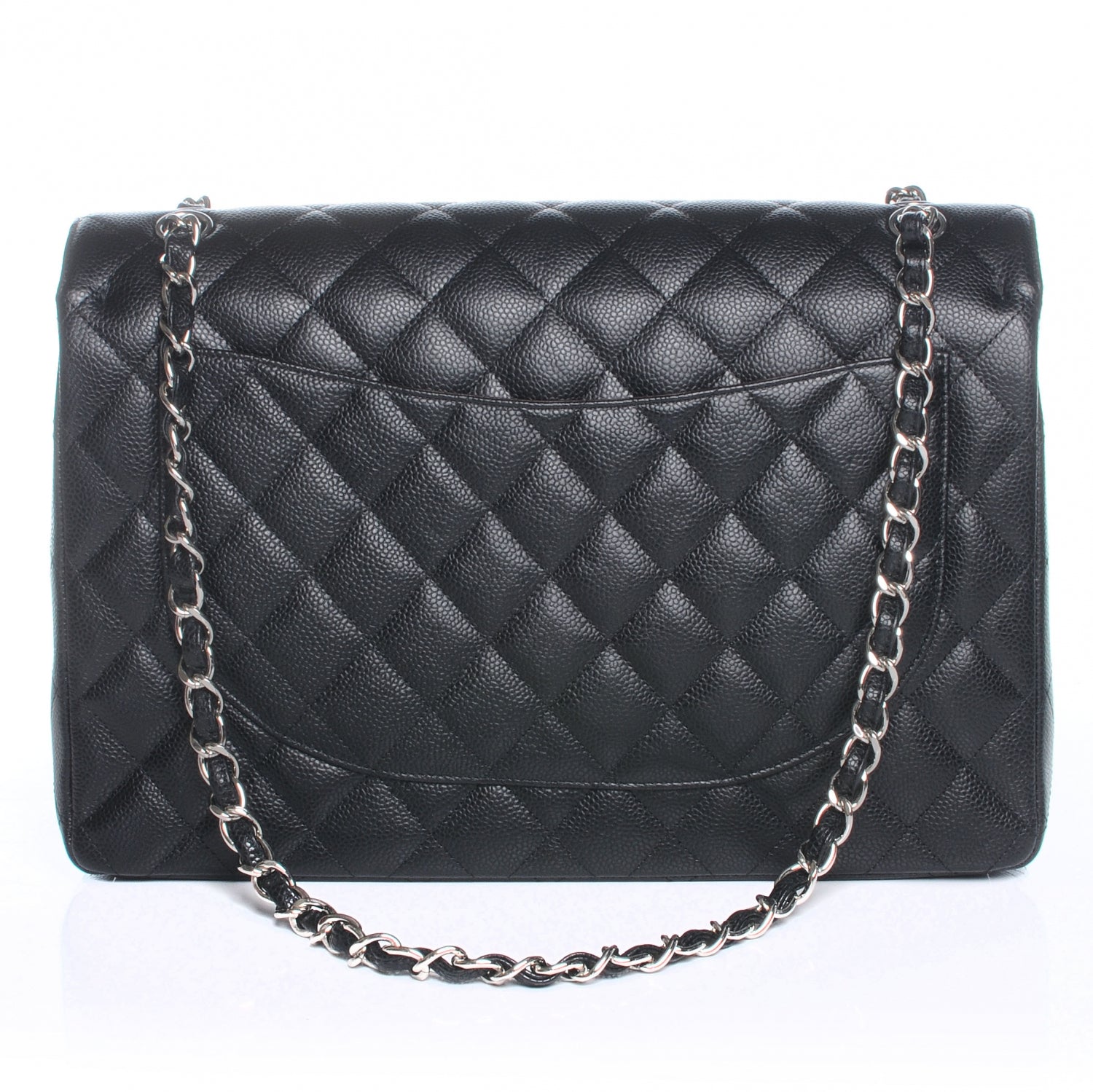 Chanel Caviar Quilted Maxi Double Flap Black 3 of 7