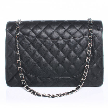 Chanel Caviar Quilted Maxi Double Flap Black 3 of 7