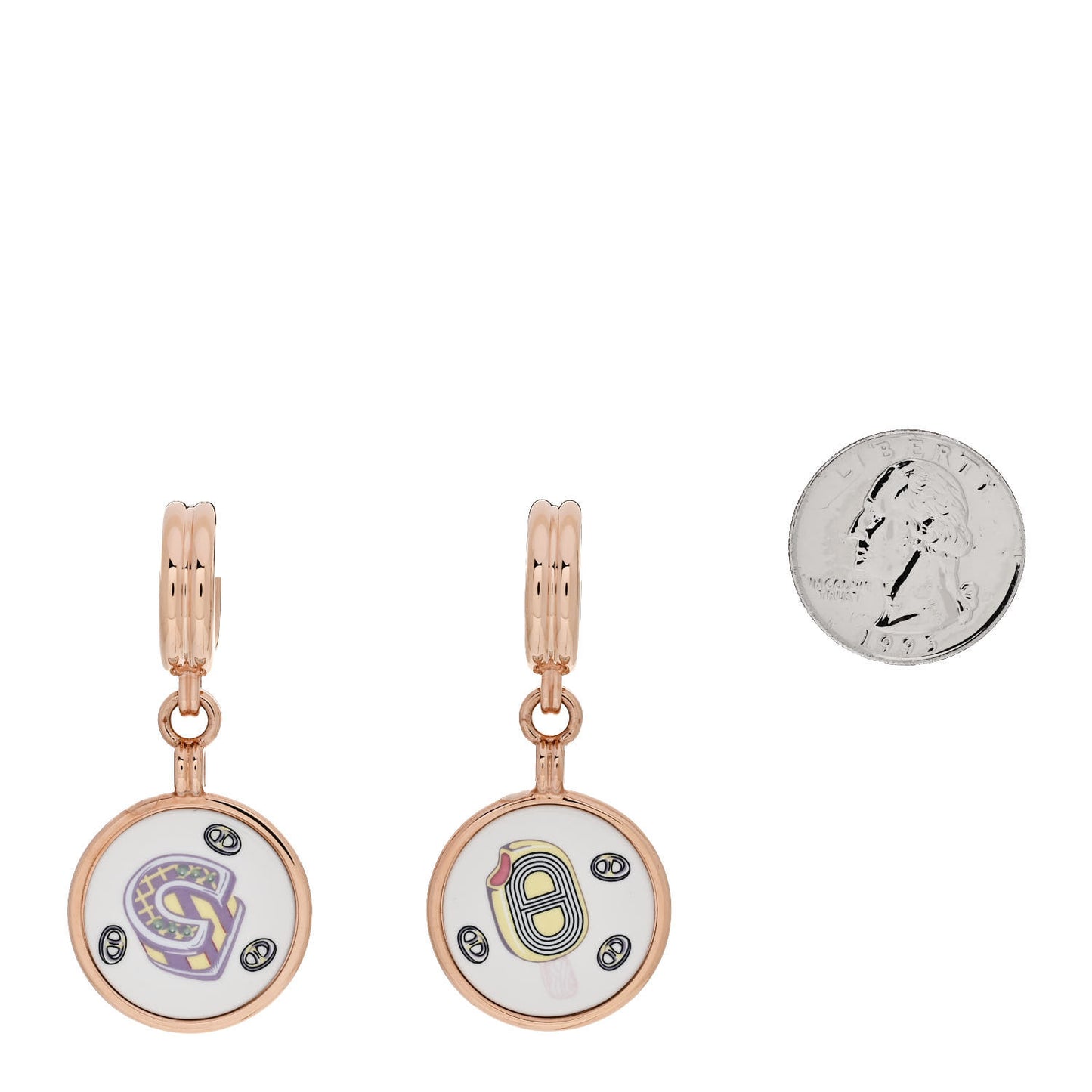 Enamel Funny Ice Cream Earrings Jasmin