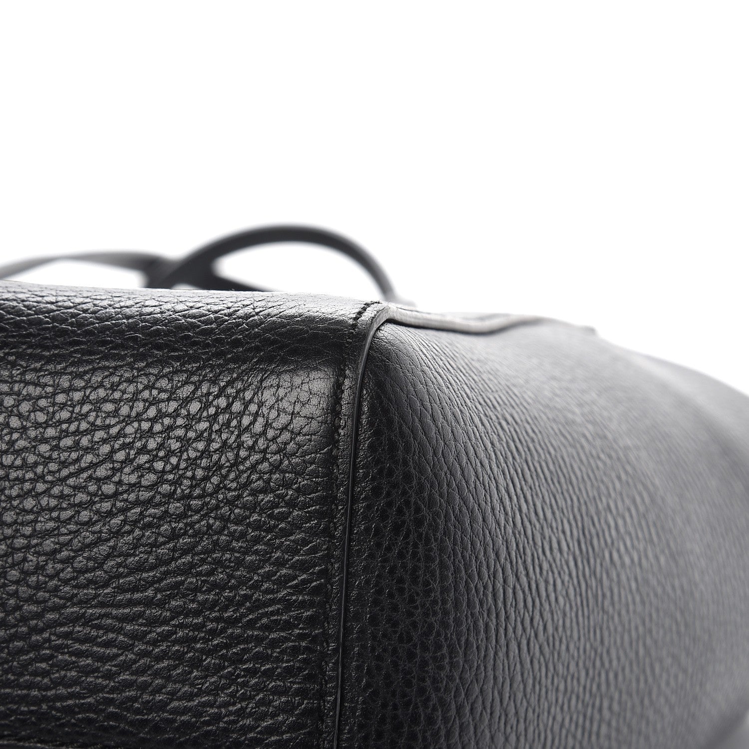 Gucci Pebbled Calfskin Small Swing Tote Black 13 of 14