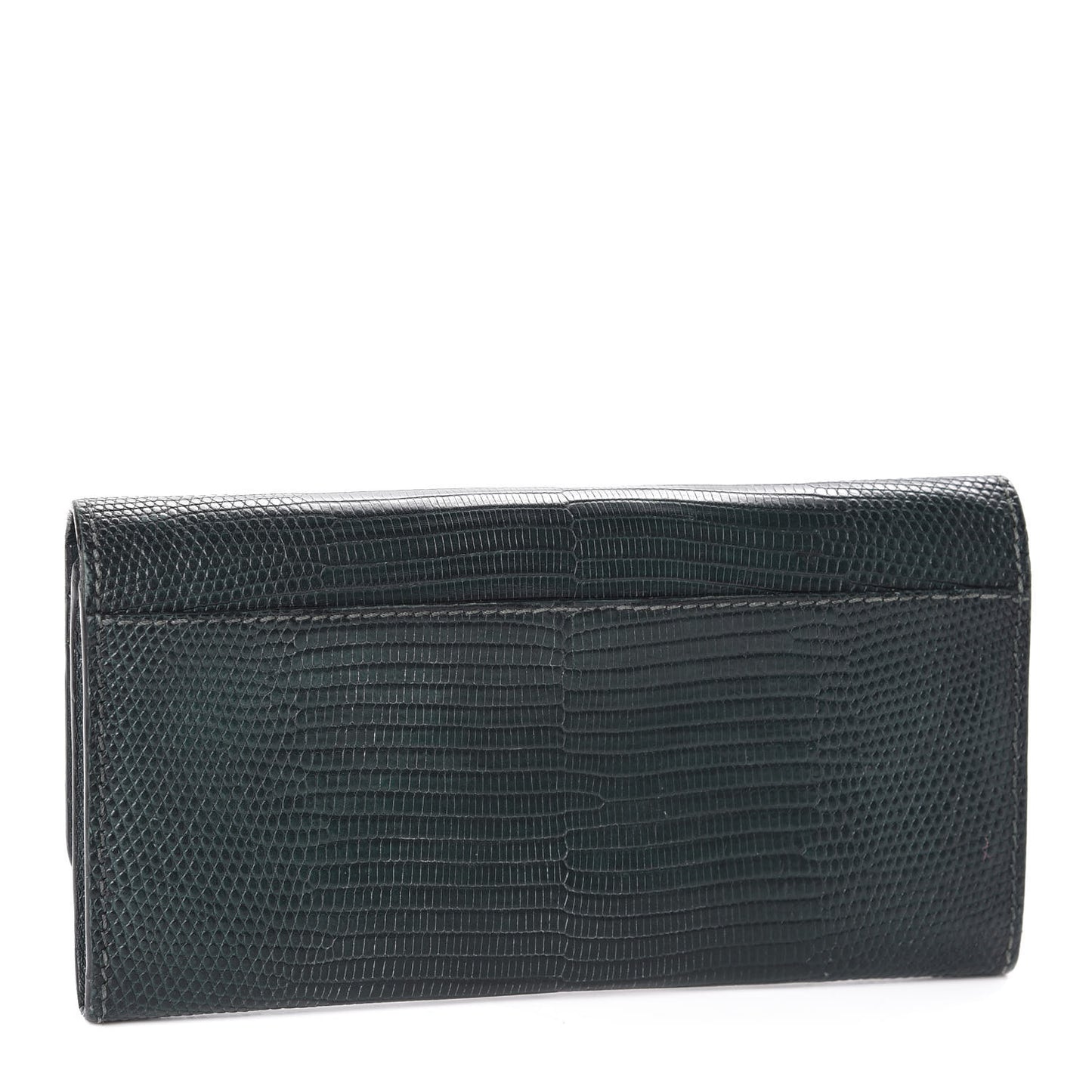 Lizard Continental Flap Wallet Dark Cyan