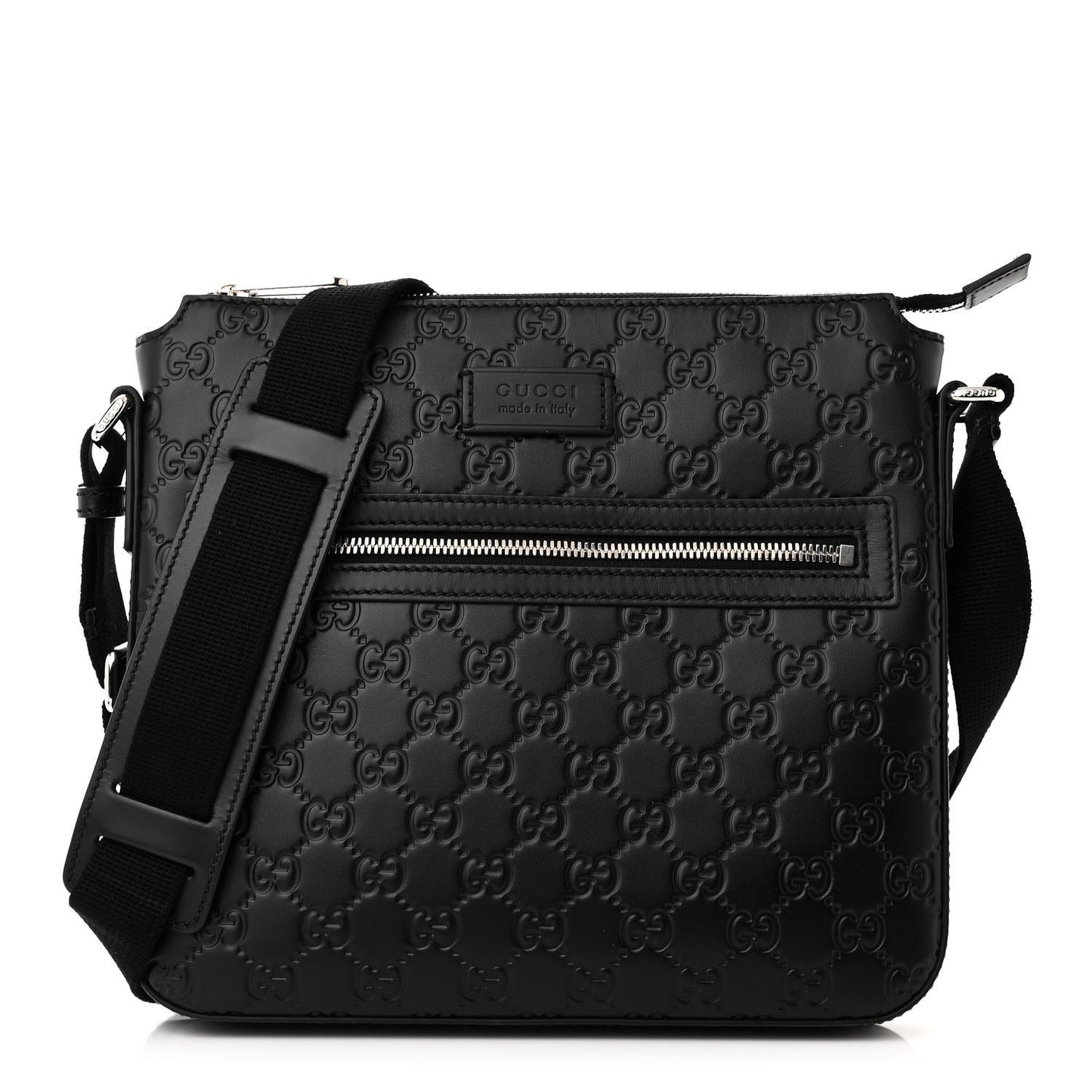 Guccissima Signature Small Messenger Bag Black