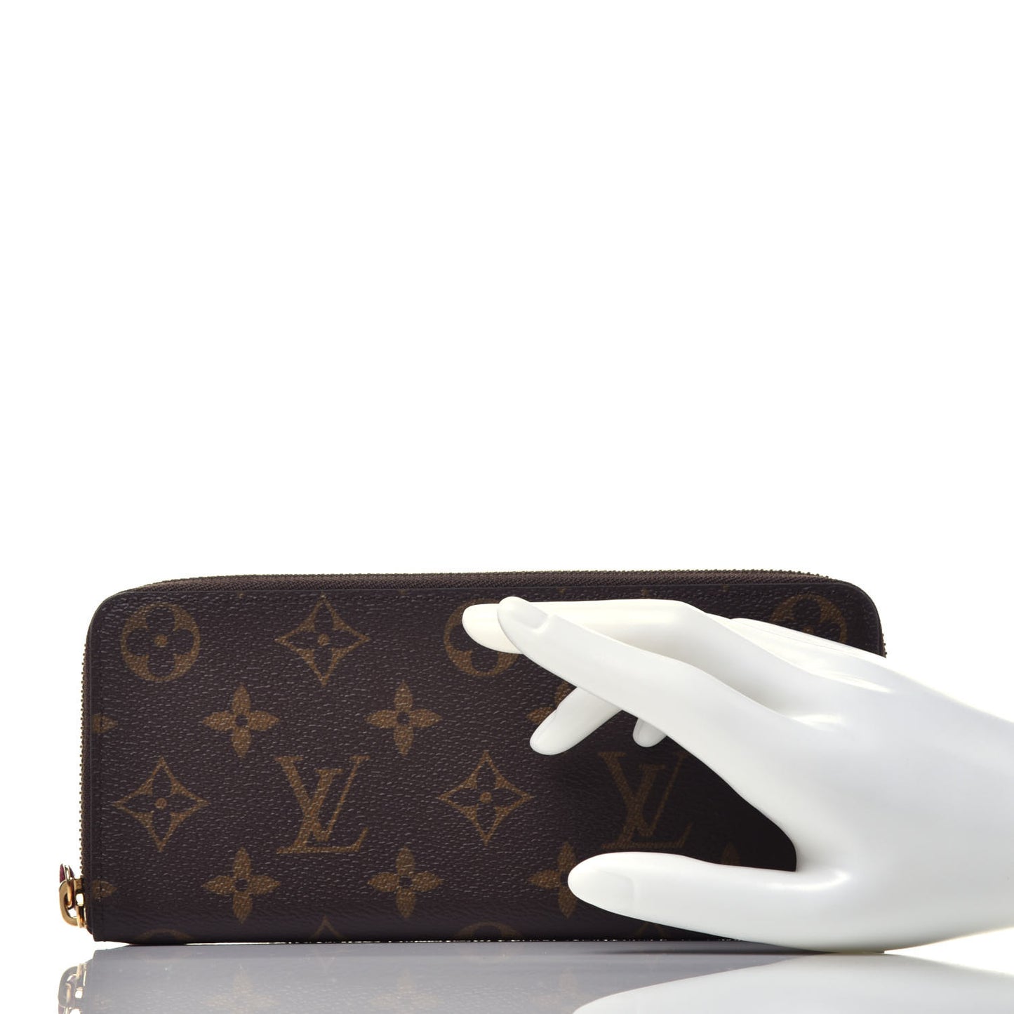 Monogram Clemence Wallet Fuchsia