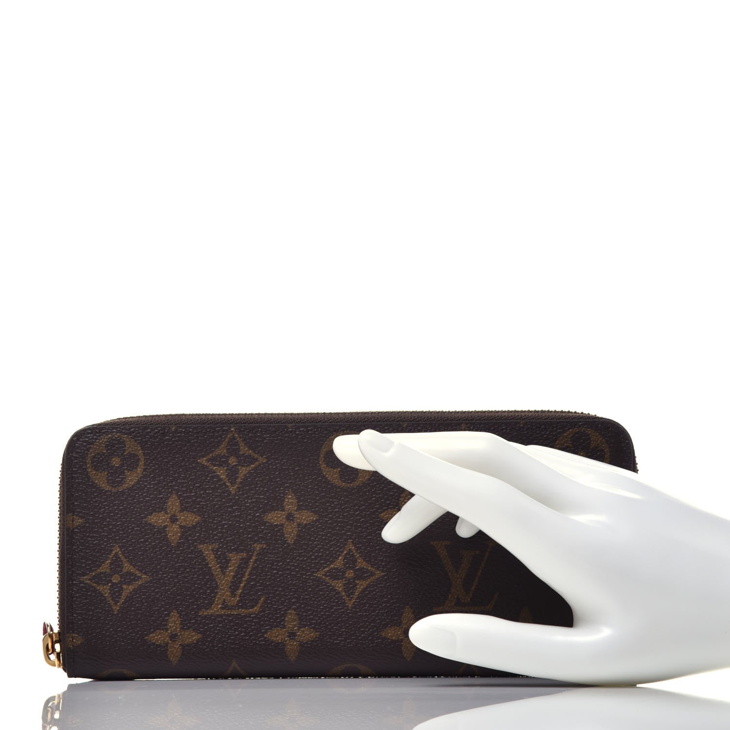 Louis Vuitton Monogram Clemence Wallet Fuchsia 2 of 7