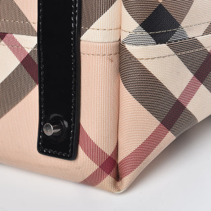 Burberry Nova Check Large Nickie Tote Black 16 of 19